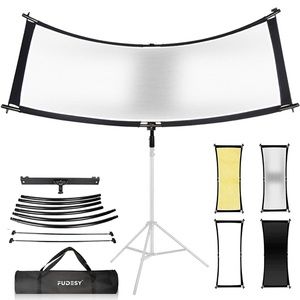 4 Light Reflector/Diffusers,67"x24" for photography + carry Bag